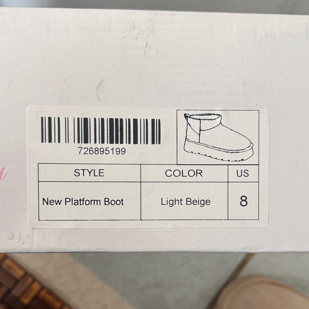 Pink Lily Tan Ankle Boots - Picture 6 of 6